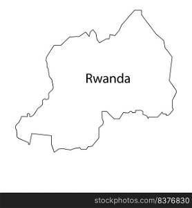 rwanda map icon vector illustration design
