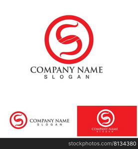  S Business corporate letter logo design vector.