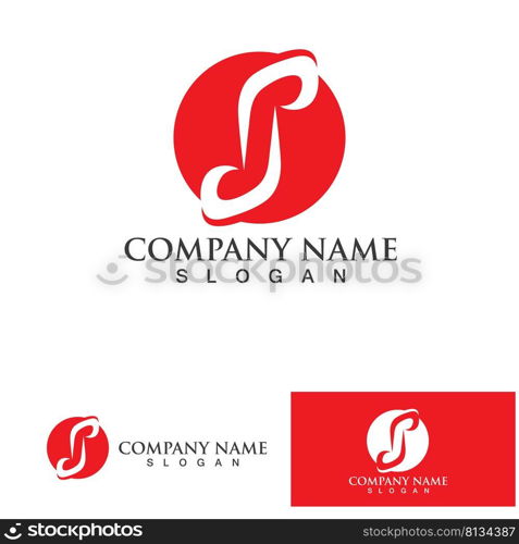  S Business corporate letter logo design vector.