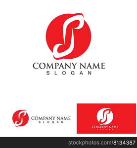  S Business corporate letter logo design vector.