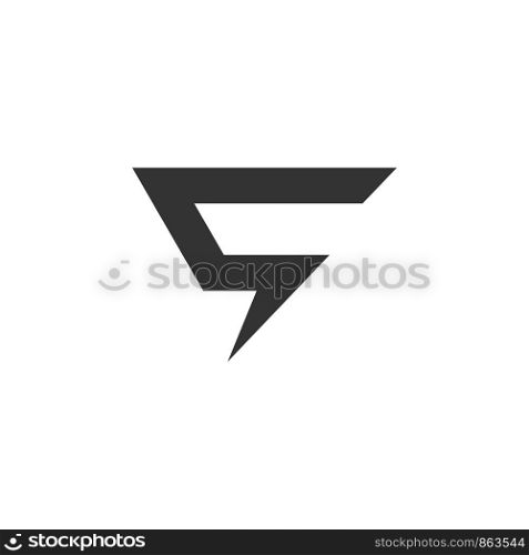 S Letter Bolt Logo Template Illustration Design. Vector EPS 10.