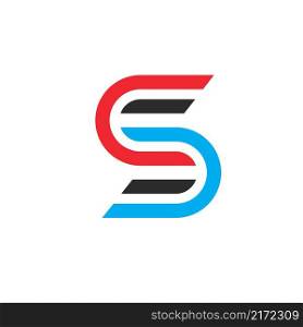 S letter concept design icon vector template