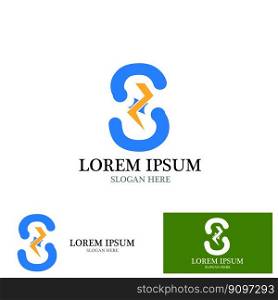 S Letter Icon And Symbol Template