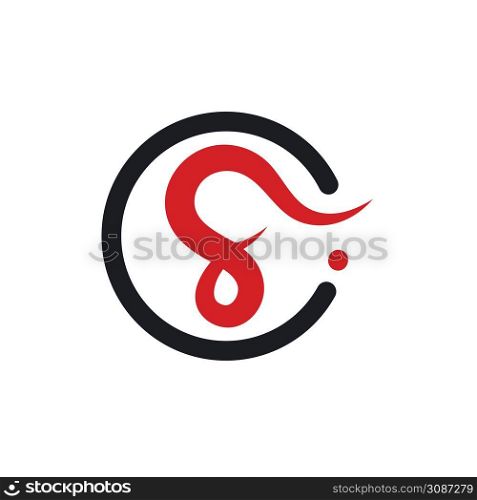 S letter icon vector illustration concept design template web