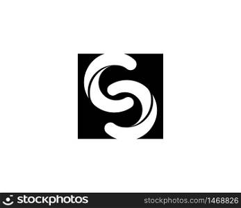 S letter infinity icon logo