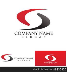  S letter logo Business corporate