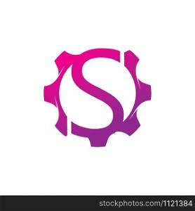 S Letter logo creative concept template design