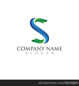  S letter logo design vector