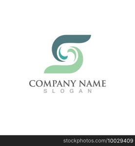  S letter logo design vector