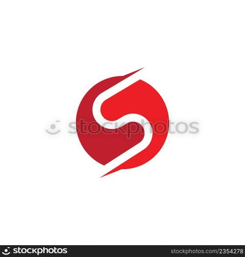 S letter logo design vector