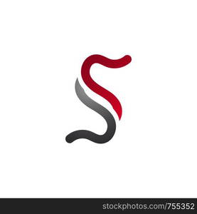 S letter logo design vector