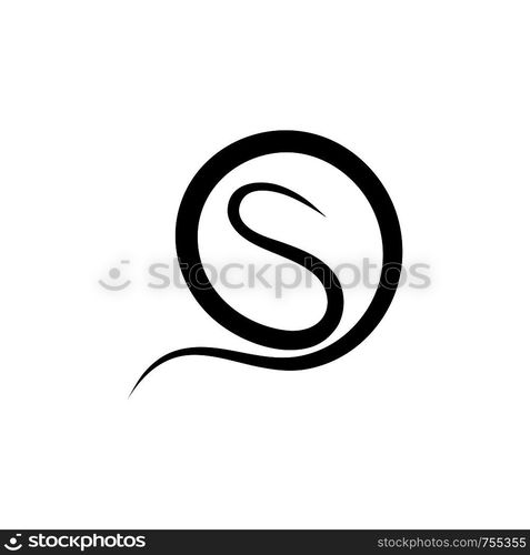 S letter logo design vector