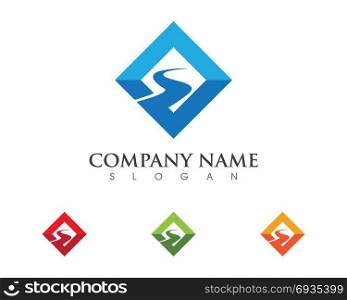 S Letter Logo Template. S Letter Logo Template vector icon illustration