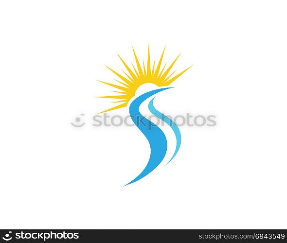 S Letter Logo Template vector icon illustration