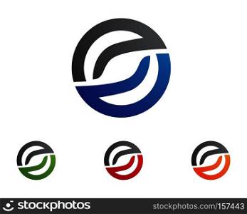 S letter logo, volume icon design template element