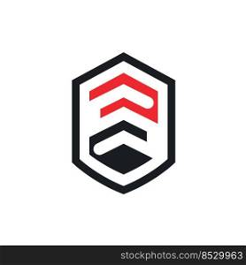 s letter shield icon vector illustration concept design template web