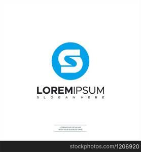 S Letter SS Logo Design Template Vector Premium Design