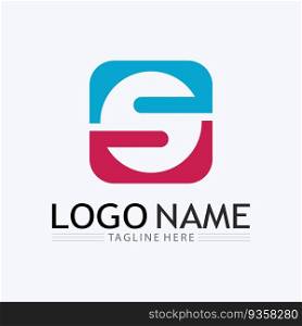 S logo and Business corporate S letter logo design vector
