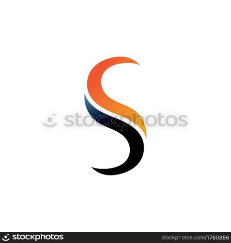 S logo and symbol vector business app