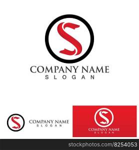 S logo and symbol vector element template