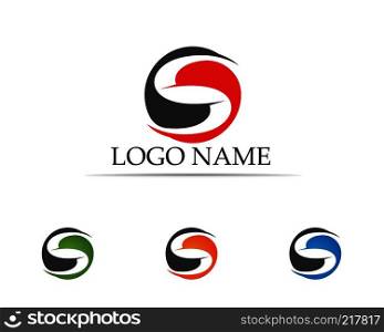 S logo and symbols template vector icons
