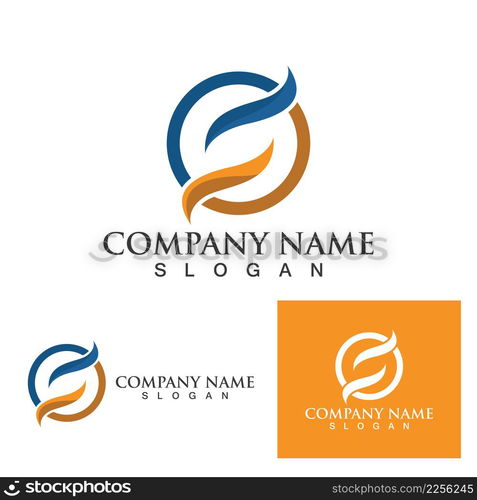 S logo and symbols template vector icons