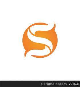 S logo Business corporate letter design vector