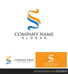   S logo design vector Business