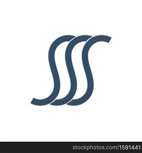 S logo design vector image