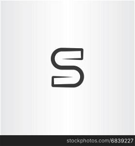 s logo icon sign vector design