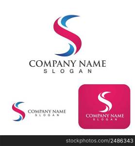 S logo letter Business corporate