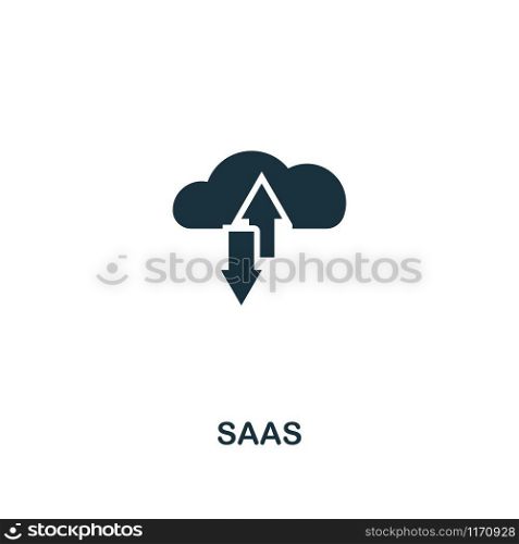Saas icon. Premium style design from business management collection. Pixel perfect saas icon for web design, apps, software, printing usage.. Saas icon. Premium style design from business management icon collection. Pixel perfect Saas icon for web design, apps, software, print usage