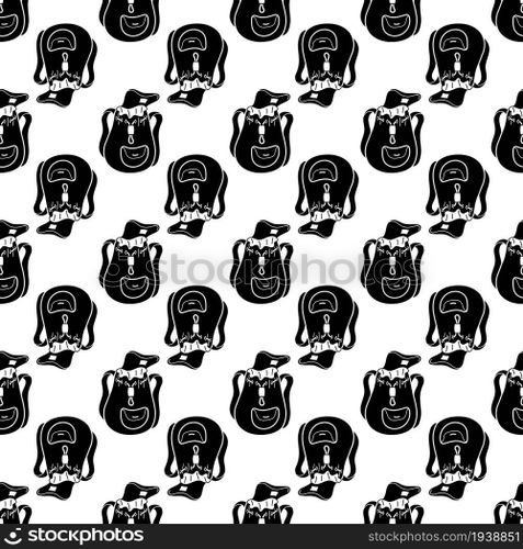 Sack backpack pattern seamless background texture repeat wallpaper geometric vector. Sack backpack pattern seamless vector
