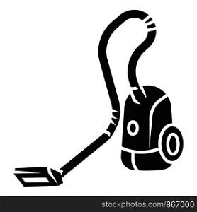 Sack vacuum cleaner icon. Simple illustration of sack vacuum cleaner vector icon for web design isolated on white background. Sack vacuum cleaner icon, simple style
