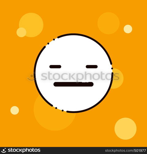 Sad Emoji icon design vector