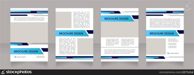 Safe deposit boxes for bank clients blank brochure layout design. Vertical poster template set with empty copy space for text. Premade corporate reports collection. Editable flyer paper pages. Safe deposit boxes for bank clients blank brochure layout design