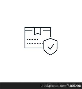 Safe packaging creative icon from delivery icons Vector Image