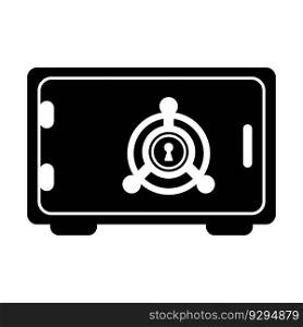 Safe storage symbol icon, logo vector illustration design template