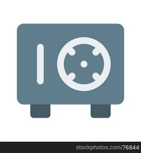 safebox, icon on isolated background