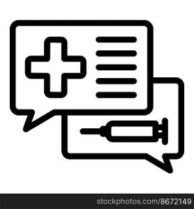 Safety check icon outline vector. Passport health. Covid certificate. Safety check icon outline vector. Passport health