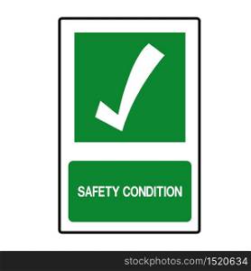 Safety Condition Symbol, Vector Illustration, Isolate On White Background Icon. EPS10