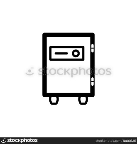 safety deposit box icon design trendy