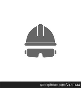 Safety glasses construction icon design illustration vector