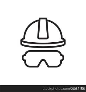 safety helmet icon vector design templates white on background