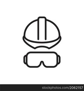 safety helmet icon vector design templates white on background