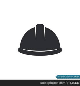 Safety Helmet Icon Vector Template Illustration Design