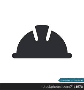 Safety Helmet Icon Vector Template Illustration Design