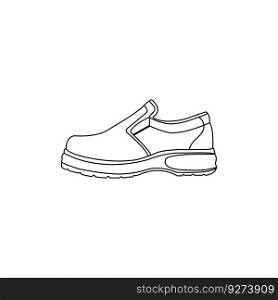 safety shoes icon vector illustration symbol design