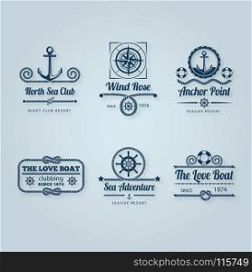 sail boat ship logo. sail boat ship logo template vector art illustration