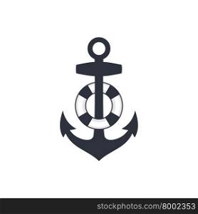sailor anchor theme. sailor anchor ocean nautical theme vector art illustration